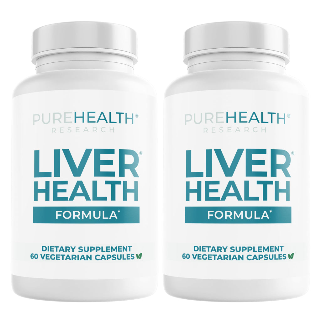 PUREHEALTH RESEARCH Liver Health – Liver Cleanse Detox & Repair Supplement | Liver Support with Milk Thistle, Turmeric Powder, Dandelion, Artichoke, Beet Root, Ginger, L Cysteine HCL - 60 Capsules