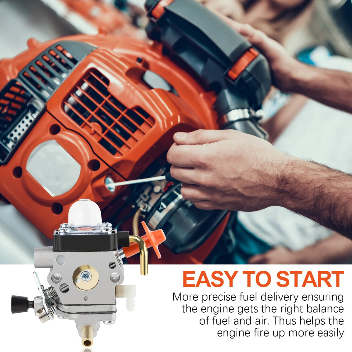 HUZTL FS 90 R Carburetor kit for Stihl FS90R FS90 FS110R FS100 KM90R KM90 FS100RX FS110 KM110R HT100 HT101 Trimmer Weed Eater C1Q-S174 Carb