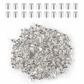 500 Pieces Tube Crimp Beads for Jewelry Making 2MM Crimping Beads for DIY Necklace Earring Bracelet Crimp Stopper Silver Tube Crimp End Brass Crimp Tube Spacer Tiny Loose Crimp Tube Bead (Silver)