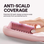Wavytalk Pro Steam Hair Straightener Brush Steamline Pro Straightener Brush | 3-in-1 Straightening Brush for Coily Hair, Fast Salon Results with Less Damage, Anti-Frizz and Hair Nourishment