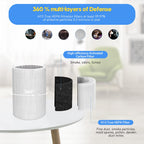 Buy now Blue Pure 411 Replacement Filters for Blueair Blue Pure 411, 411+, 411 Auto and Mini Air Purifier, Include 2 Particle and 2 Activated Carbon at indiglob india
