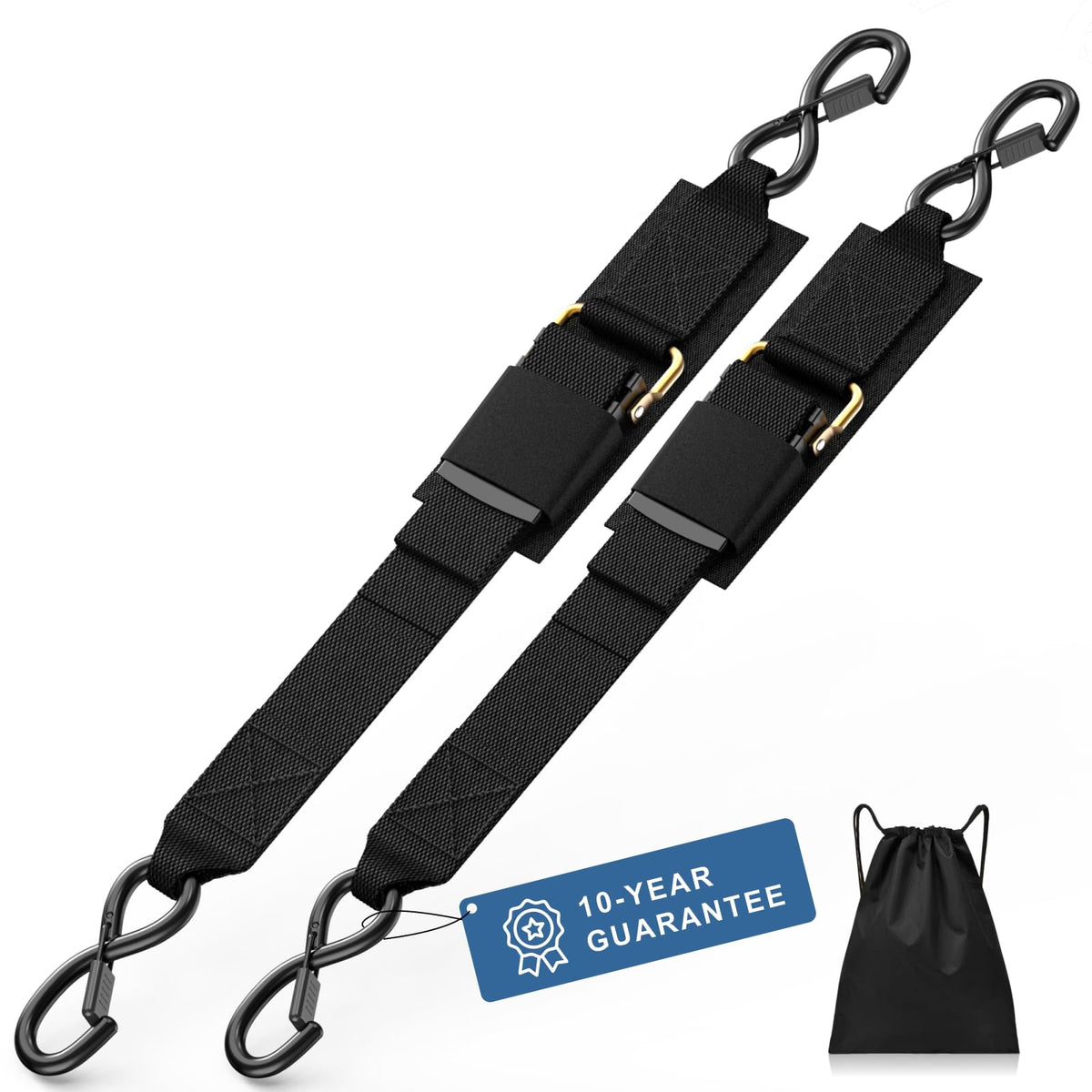 Heavy-Duty Boat Tie Down Straps to Trailer, Secure-Fit Boat Trailer Straps