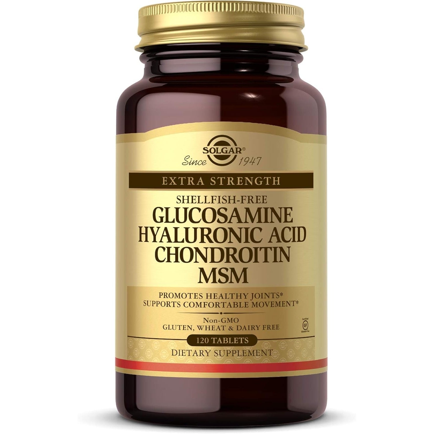 Buy now Solgar Glucosamine Hyaluronic Acid Chondroitin MSM (Shellfish-Free), 60 Tablets - Joint Support & Comfort - Supports Active Lifestyles - Non-GMO, Gluten Free, Dairy Free - 20 Servings 120 Count (Pack of 1) at indiglob india