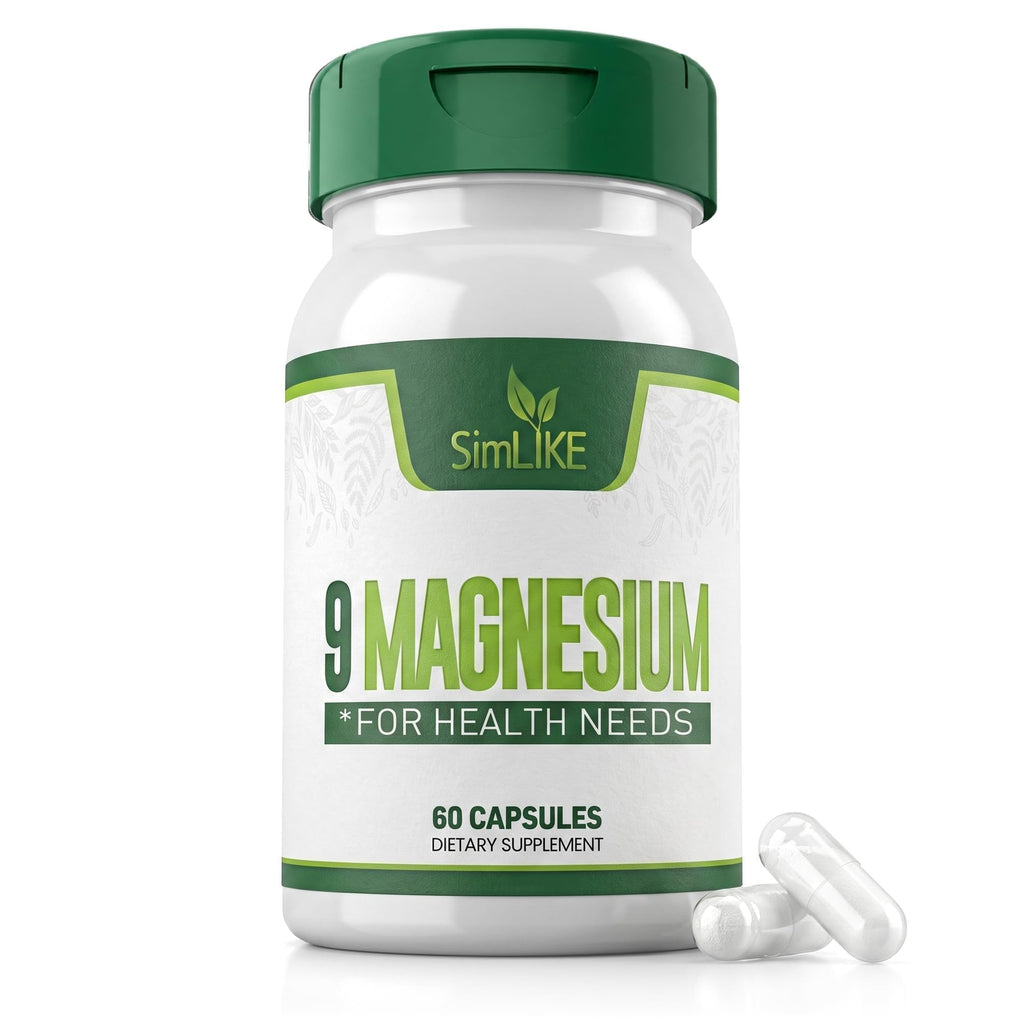 Simlike Magnesium Complex for Women, 9-in-1 High Absorption, Oxide-Free