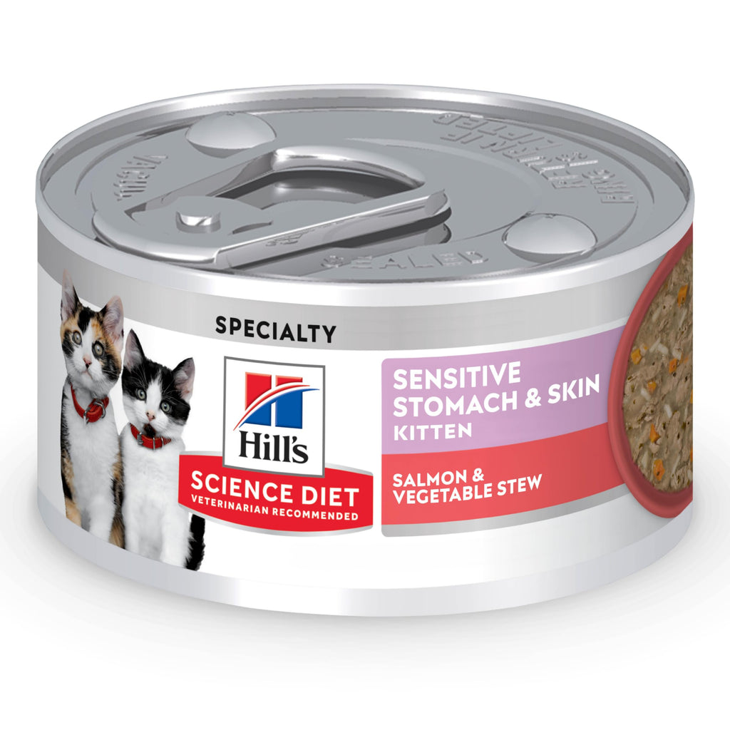 Hill's Science Diet Kitten Formula Sensitive Stomach & Skin Wet Cat Food