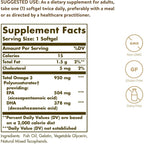 Buy now Solgar Triple Strength Omega 3 950 mg - 50 Softgels - Supports Joint & Skin Health - Non-GMO, Gluten Free, Dairy Free - 50 Servings at indiglob india
