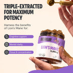 Buy now FreshCap Mushrooms Lions Mane Supplement Powder 14,000mg - Lions Mane Extract, Mushroom Supplement for Focus & Memory, Organic Lions Mane Powder (60 Servings) at indiglob india
