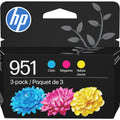HP 951 Cyan, Magenta, Yellow Ink Cartridges (3 Pack) | Works with OfficeJet 8600, OfficeJet Pro 251dw, 276dw, 8100, 8610, 8620, 8630 | Eligible for Instant Ink | CR314FN