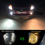 Buy now Alla Lighting Super Bright PSX24W 2504 LED Fog Light Bulbs, 6000K Xenon White 2800Lms 12276 Auto 12V Fog Lamps Replacement 5730 33-SMD LEDs at indiglob india