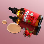 Yoken Cold Pressed Organic Rosehip Seed Oil for Face, Hair & Body, 4 fl oz | Rosehip Oil for Face Hair Body and Nails Rich in Essential Fatty Acids Lightweight Moisturizing Carrier Oil