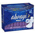 Buy now ALWAYS MAXI OVERNIGHT EXTRA UNSCENTED WINGS 20CT (PACK OF 7) at indiglob india