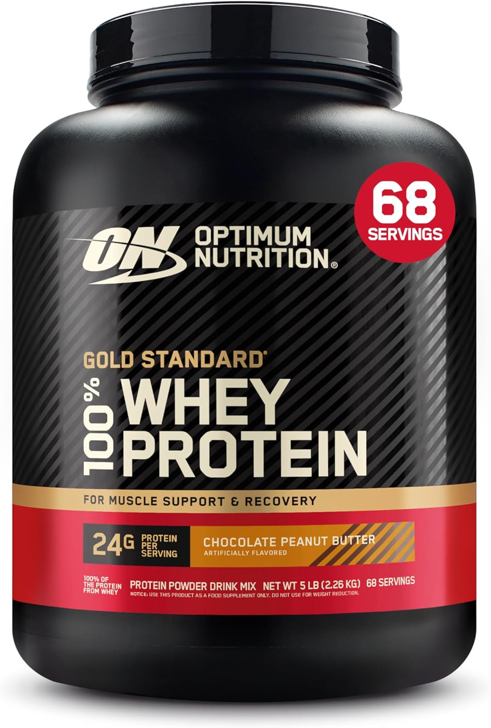 Buy now Optimum Nutrition Gold Standard 100% Whey Protein Powder, Double Rich Chocolate 1.98 Pound (Packaging May Vary) at indiglob india