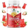 Calcium Citrate Gummies 1200mg, Chewable Calcium Supplements for Women & Men, Sugar Free Calcium Gummies for Bone, Muscle & Immune Support, Strawberry Flavor 60 Count