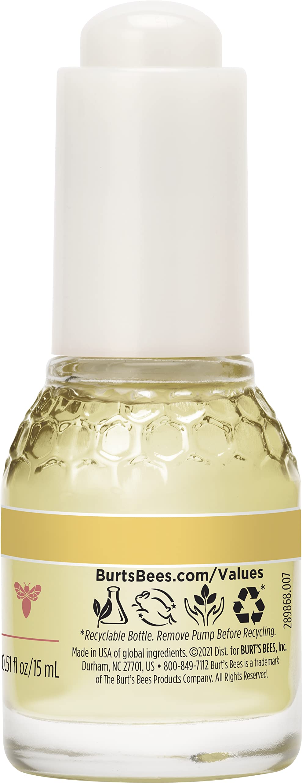 Buy now Burt's Bees Glow Booster Face Serum with Antioxidant-Rich Oils for Normal and Combination Skin, 0.51 Fluid Ounces at indiglob india