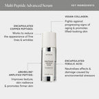Naturium Multi-Peptide Advanced Serum Jumbo, Firming & Smoothing Face Serum for Fine Lines & Wrinkles with Advanced Multi-Peptide Blend, 2 oz