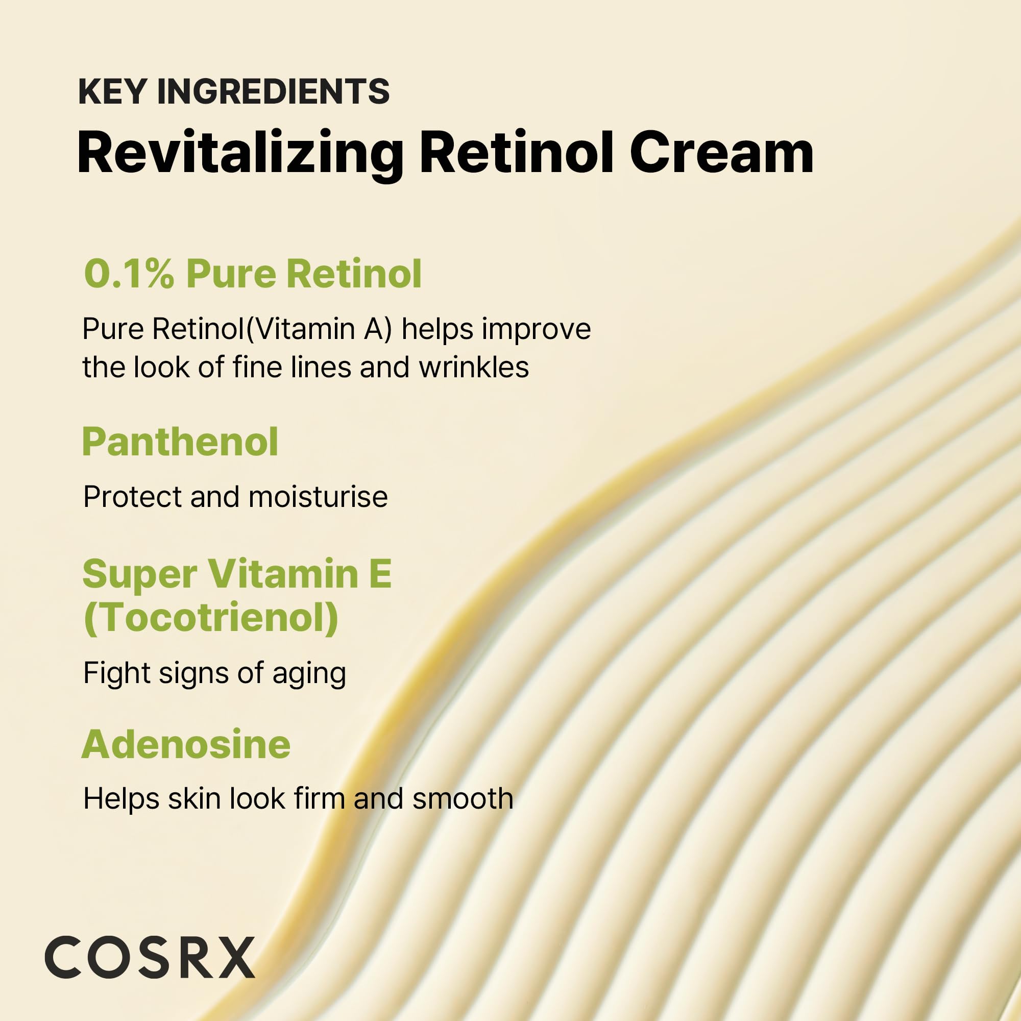 Buy now COSRX Retinol 0.1% Cream, 0.67 Oz, Anti-aging Eye & Neck Cream with Retinoid Treatment to Firm Skin, Reduce Wrinkles, Fine Lines, Signs of Aging, Gentle Daily Korean Skin Care at indiglob india