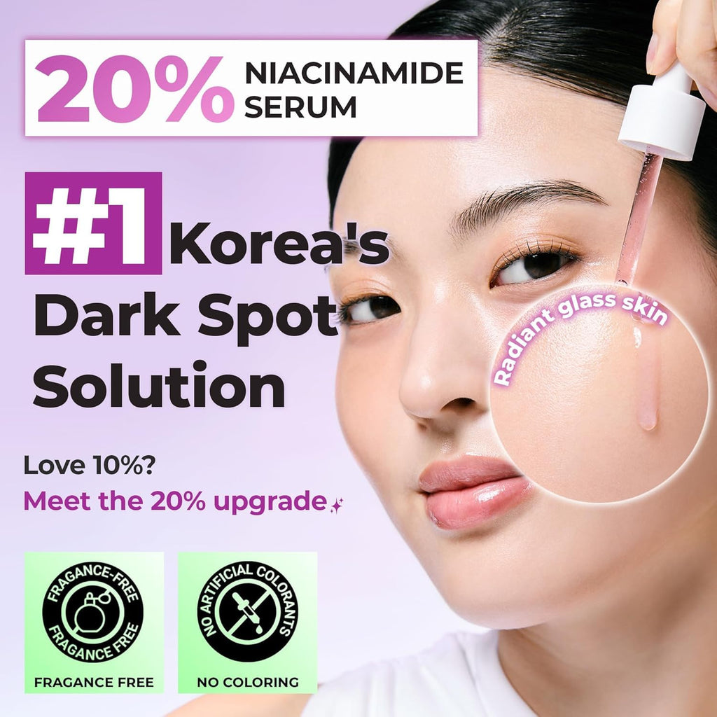 JUMISO 20% Niacinamide Dark Spot Correcting Serum for Face, 1.35 fl oz | TXA, Glutathione, Hexylresorcinol & Centella – Pore Care, Post-Blemish Marks, Glass Skin, Fragrance-Free