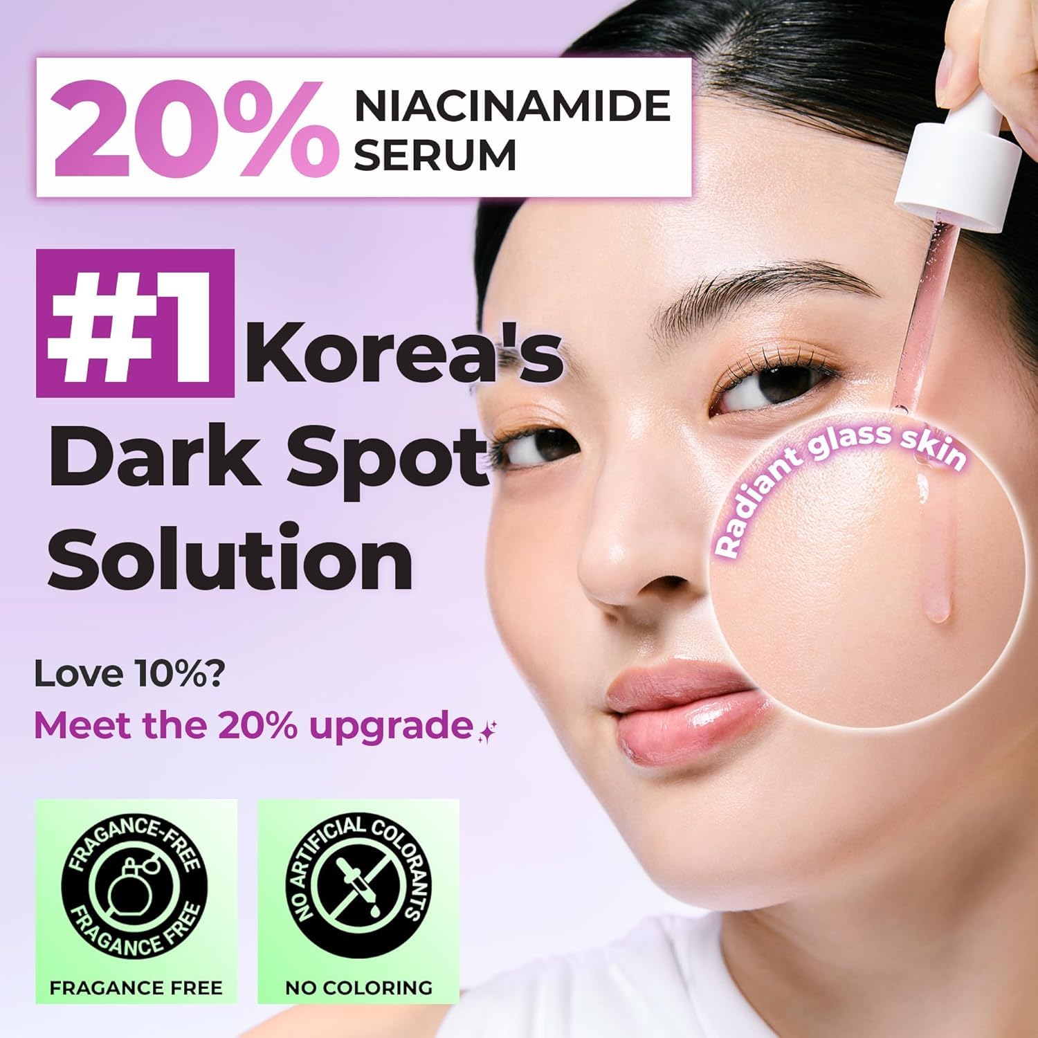 JUMISO 20% Niacinamide Dark Spot Correcting Serum for Face, 1.35 fl oz | TXA, Glutathione, Hexylresorcinol & Centella – Pore Care, Post-Blemish Marks, Glass Skin, Fragrance-Free