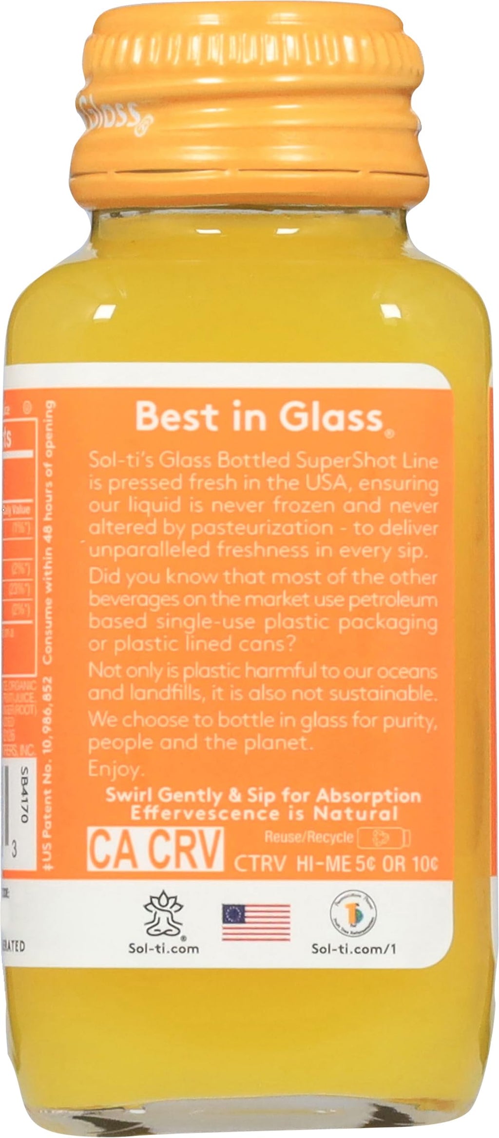Sol Ti, Shot Supershot Superboost Organic Sgl, 2.1 Fl Oz