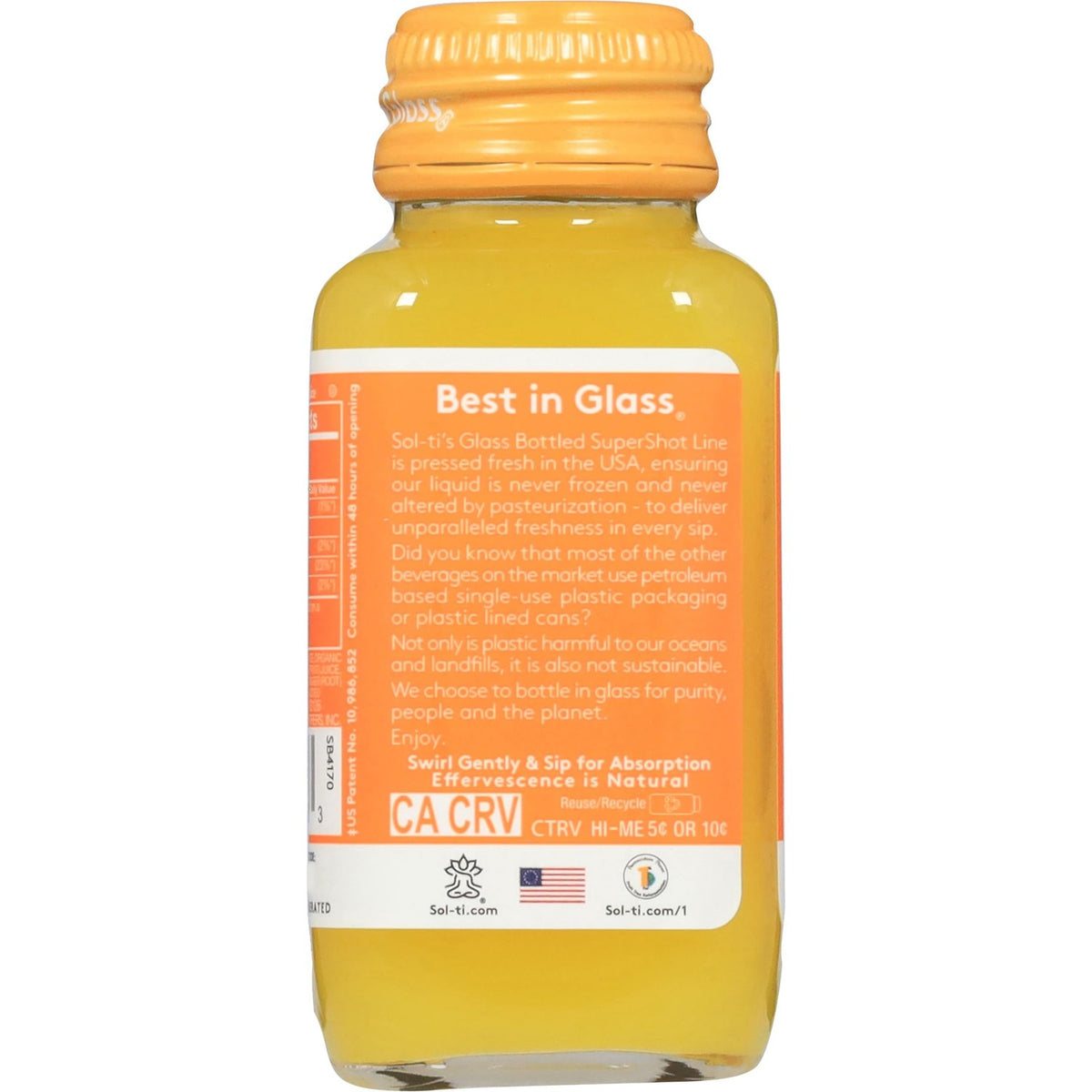 Sol Ti, Shot Supershot Superboost Organic Sgl, 2.1 Fl Oz