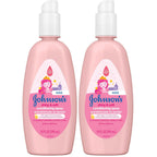 Johnson's Kids Shiny & Soft Hair Conditioning Spray with Argan Oil & Silk Proteins, Tear-Free Conditioning Spray for Shine & Softness, Gentle for Toddler Haircare, 10 fl. oz (Pack of 2)