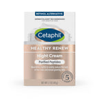 Cetaphil Healthy Renew Night Face Cream, Anti-Wrinkle, Peptides, 1.7 oz | Skin Tightening, Wrinkle Repair, Retinol Alternative, Fragrance Free, Sensitive Skin, Firming Peptide Night Cream For Women