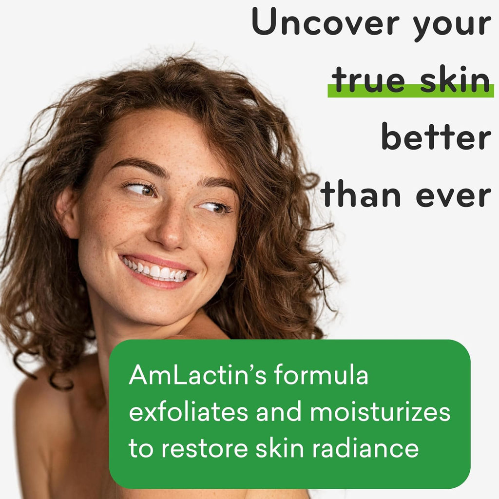 Buy now AmLactin Daily Moisturizing Lotion for Dry Skin, 7.9 oz Pump Bottles (Twin Pack), 2-in-1 Exfoliator-Body Lotion with 12% Lactic Acid, Dermatologist-Recommended (Packaging May Vary) at indiglob india