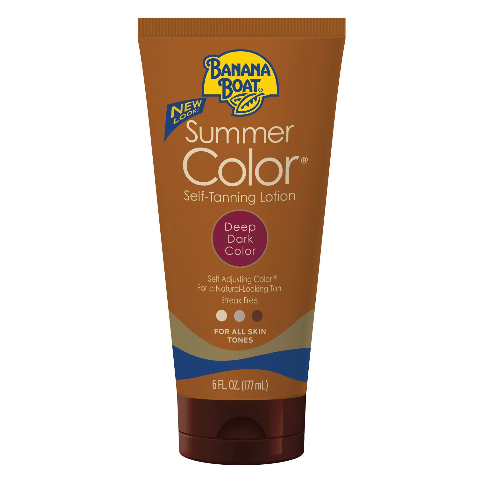 Buy now Banana Boat, Summer Color Self-Tanning Lotion, Deep Dark Color for All Skin Tones, 6 oz at indiglob india