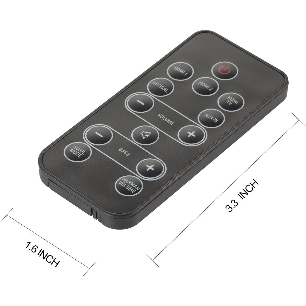 Buy now Remote Control Replacment for Harman Kardon SB 26 SB26 060HSB26RM0 06-0HSB26-RM0 Sound Bar with CR2025 Battery at indiglob india