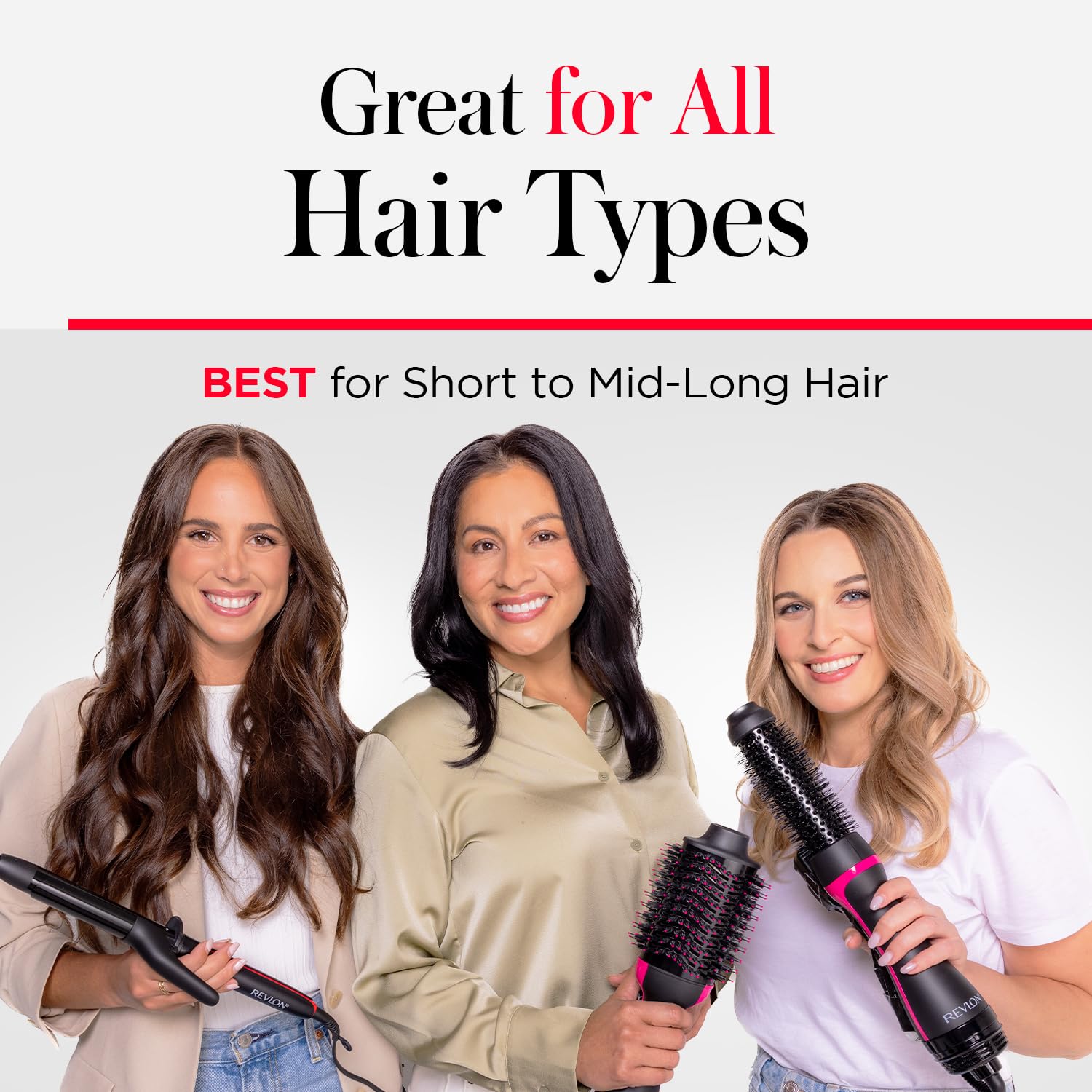 Buy now REVLON One Step Volumizer PLUS Hair Dryer and Styler - More Volume, Less Damage, and More Styling Control for Easy and Fast Salon-Style Blowouts, Plus Travel Friendly (Black) at indiglob india