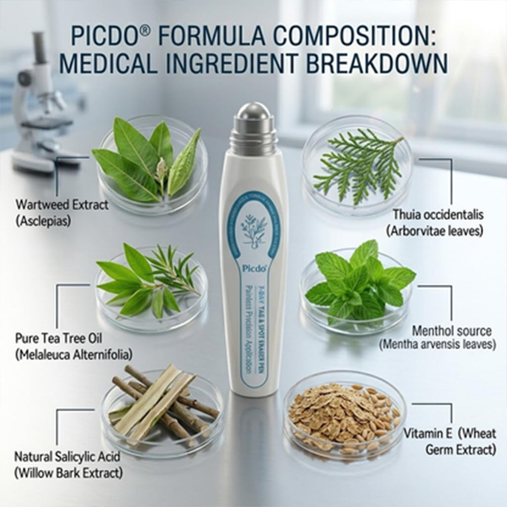 Picdo 7 Day Spot and Tag, 2026 New Professional Skin Serum, Picdo Tag and Spot Rollerball for Men and Women, for All Skin Types (1 Pack)