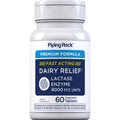 Piping Rock Fast Acting Lactase Enzyme | 8000 FCC | 60 Tablets | Dairy Relief Supplement | For Men and Women | Premium Formula | Vegetarian, Non-GMO, Gluten Free