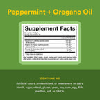 Buy now Natural Factors, Peppermint & Oregano Oil Complex, Digestive Aid for Gastrointestinal Health, 60 softgels at indiglob india