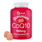 Qunol CoQ10 Gummies, CoQ10 100mg, Delicious Gummy Supplements, Coenzyme Q10 Helps Support Heart Health, Vegan, Gluten Free, Ultra High Absorption - 90 Count