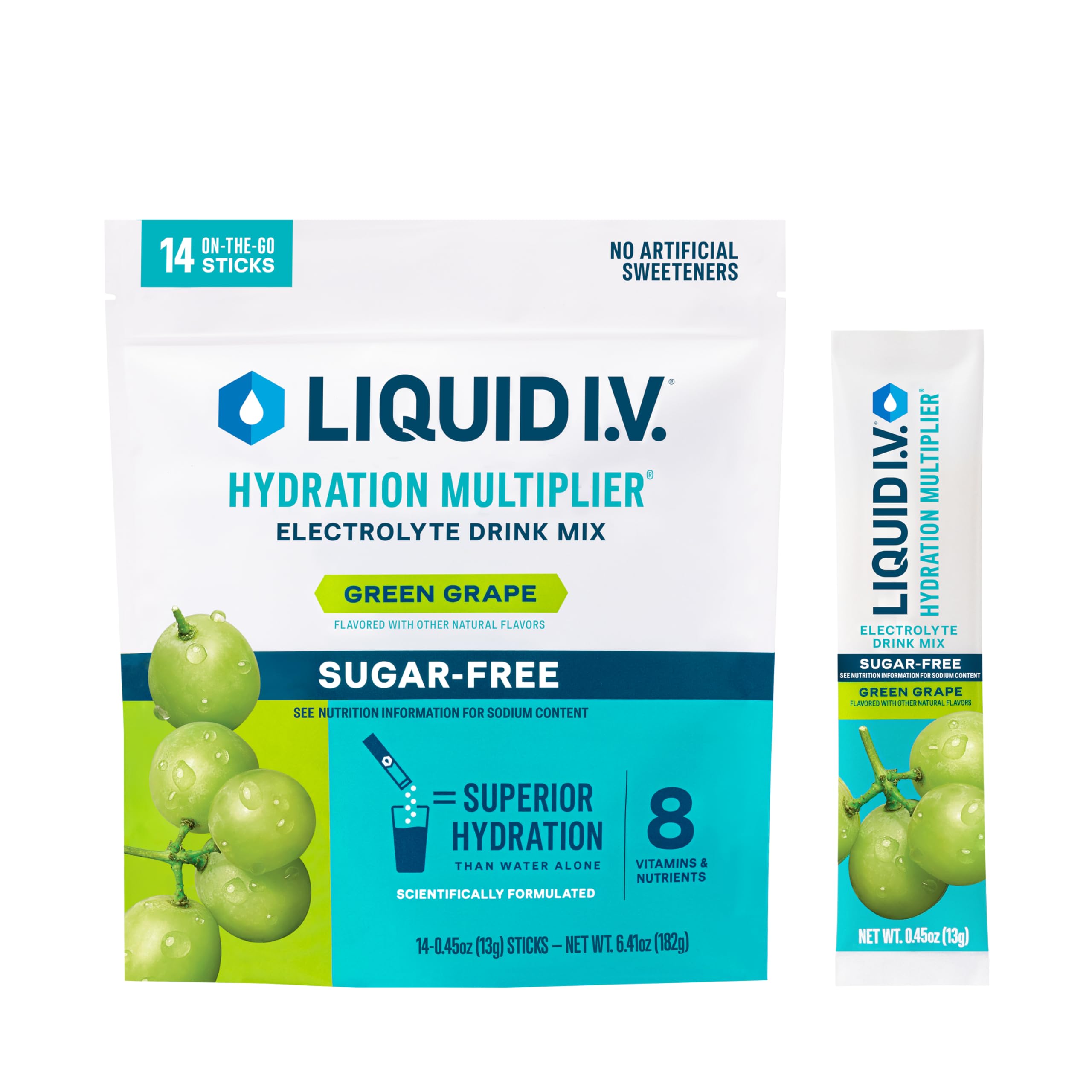 Buy now Liquid I.V.Â® Hydration Multiplier Sugar-Free - Raspberry Lemonade | Electrolyte Powder Drink Mix | 1 Pack (14 Servings) at indiglob india