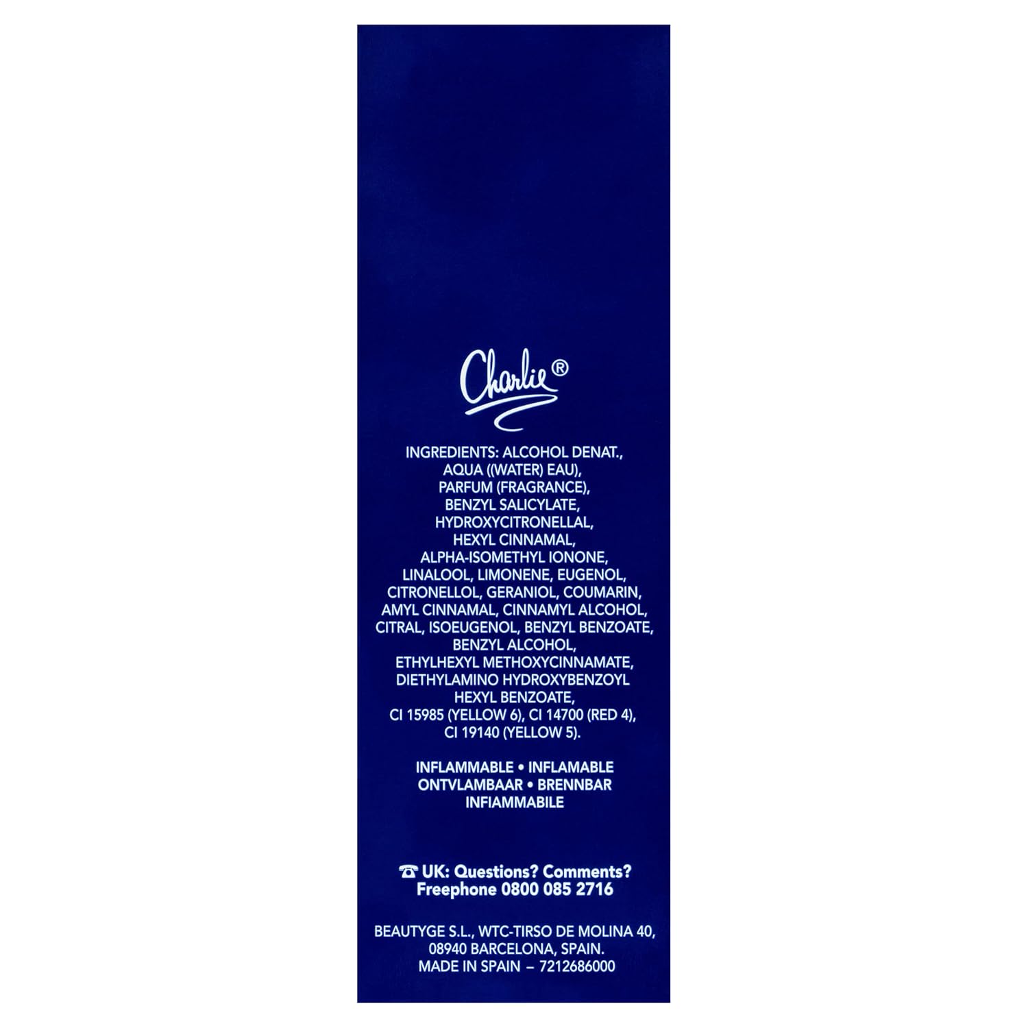 Buy now REVLON Charlie Blue by for Women, Eau De Toilette Spray, 3.4 Ounce at indiglob india