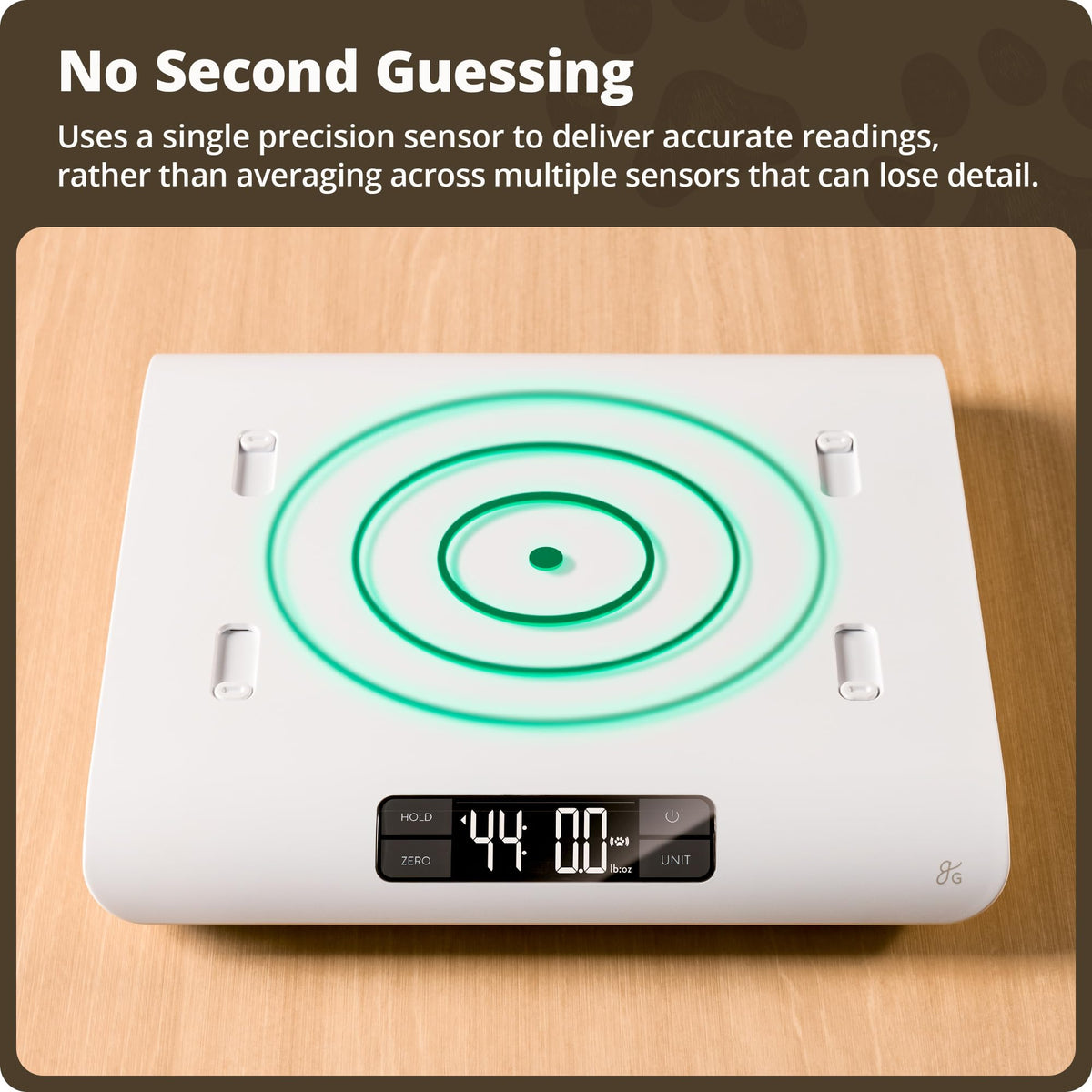 Greater Goods Wiggle-Proof Digital Pet Scale for Cats, Dogs & Small Animals