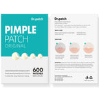 Pimple Patches for Face - 4 Size 600 Counts Acne Patches, Hydrocolloid Patches for Covering Zits and Blemishes, Spot Stickers with Salicylic Acid, Tea Tree Oil & Calendula Oil