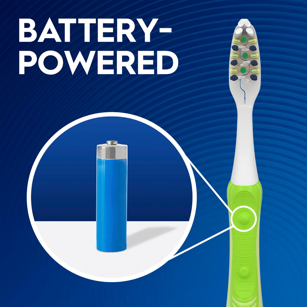 Buy now Oral-B Toothbrush, Vibrating Plaque Remover Pulsar, Vibrating Battery Toothbrush, Soft, 4 Count at indiglob india