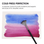 Fingraspuro 9x12 Watercolor Pad, 100% Cotton, Cold Press, 30 Sheets
