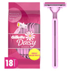 Gillette Venus Daisy Classic Disposable Razors for Women, 18 Count, Hair Removal for Women