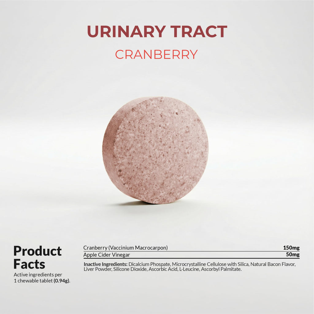 Cranberry Supplement for Dogs UTI Treatment & Bladder Support, 120 ct