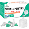 Pen Tips 31g x 5mm, Universal Fit, 100/bx, Comfortable