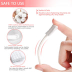 Buy now Baby Tongue Cleaner, Baby Toothbrush, 42Pcs Disposable Infant Toothbrush Clean Baby Mouth,Gauze Gum Cleaner Toothbrush Baby Oral Cleaning Stick Dental Care for 0-36 Month Baby+Free 1 Finger Toothbrush at indiglob india
