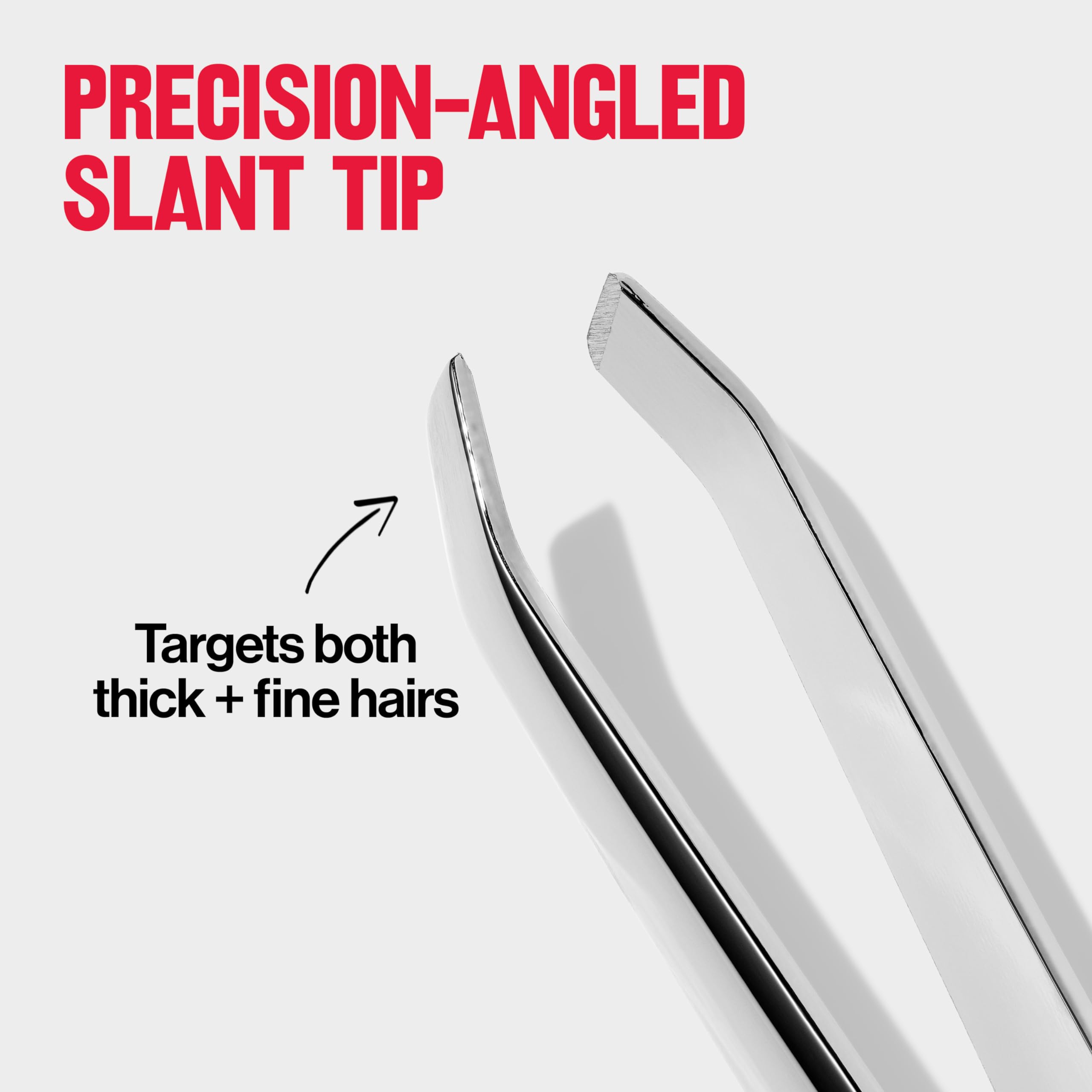 Buy now Revlon Multipurpose Hair Removal Tweezer, High Precision Slant Tip Tweezers for Men, Women & Kids, Stainless Steel (Pack of 1) at indiglob india