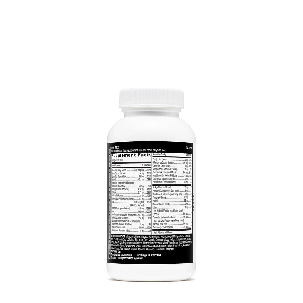 Buy now GNC Mega Men 50 Plus One Daily Multivitamin, Twin Pack, 60 Caplets per Bottle, Supports Heart, Brain and Eye Health at indiglob india