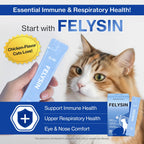 Doctor By FELYSIN L-Lysine for Cats Lickable Immune Support Supplement Allergy Relief, Sneezing, Runny Nose, Cold, Watery Eyes Respiratory Health with Beta-Glucan & Taurine – 30 Individually Packaged