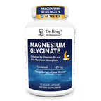 Dr. Berg Magnesium Glycinate 150ct – 4-in-1 Chelated for Muscle, Nerve, Sleep & Stress Support*– w/ D3, B6 & Zinc – 4X Lab-Tested – No Fillers – Formulated in USA, GMP-Certified