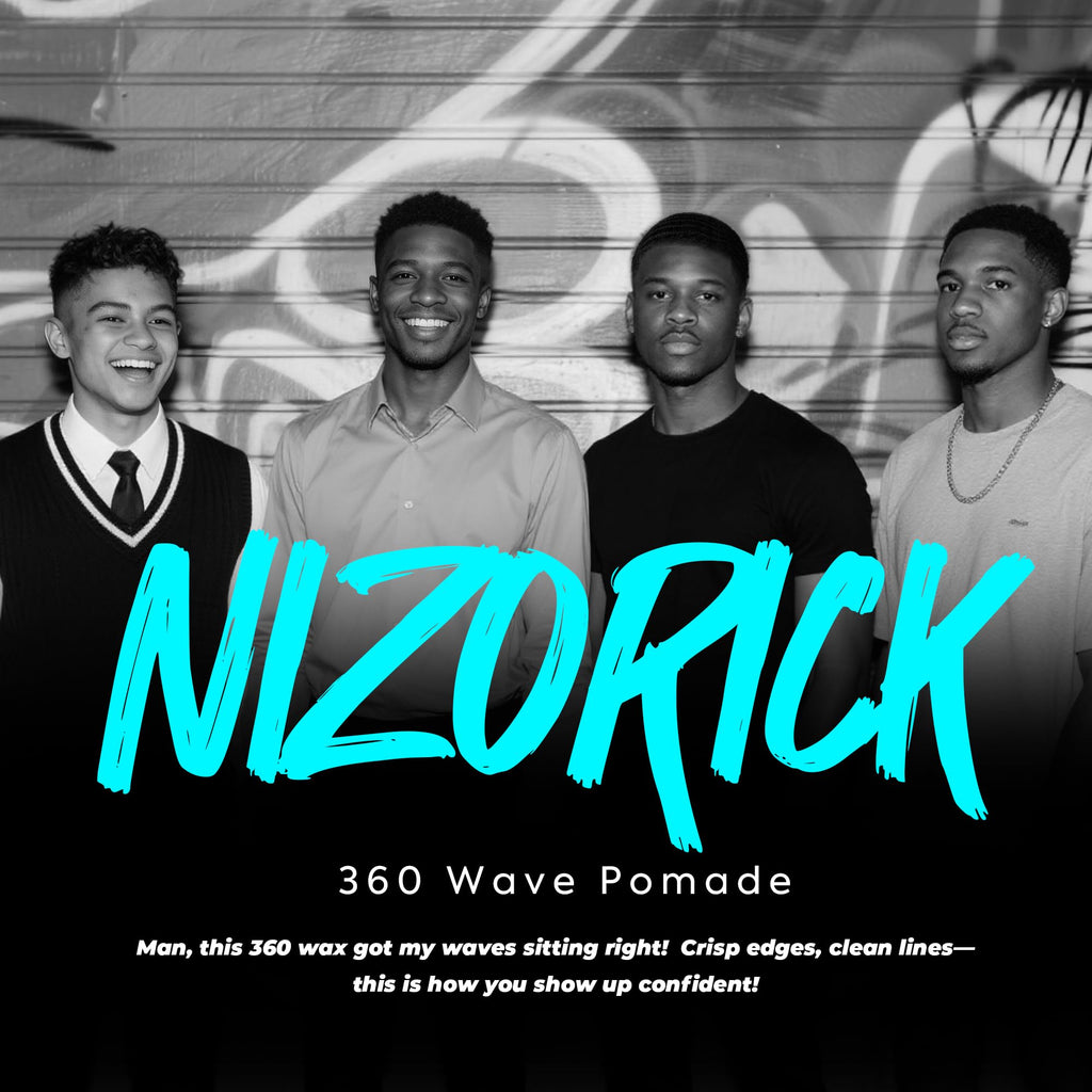 Men's 360 Wave Pomade 150g, Water-Based – Wave Styling Grease for Hair – Non-Greasy, Strong Hold & Layered Waves,150g/5.29oz
