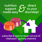 Vitafusion Vitamin D3 Gummies | 50 mcg | 150 Gummy Vitamins | for Adult Women and Men | Berry & Peach Flavor | Gluten-Free Bone and Immune Supplement